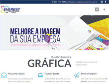 Tablet Screenshot of graficaeverest.com.br